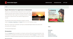 Desktop Screenshot of amsterdam-expats.info
